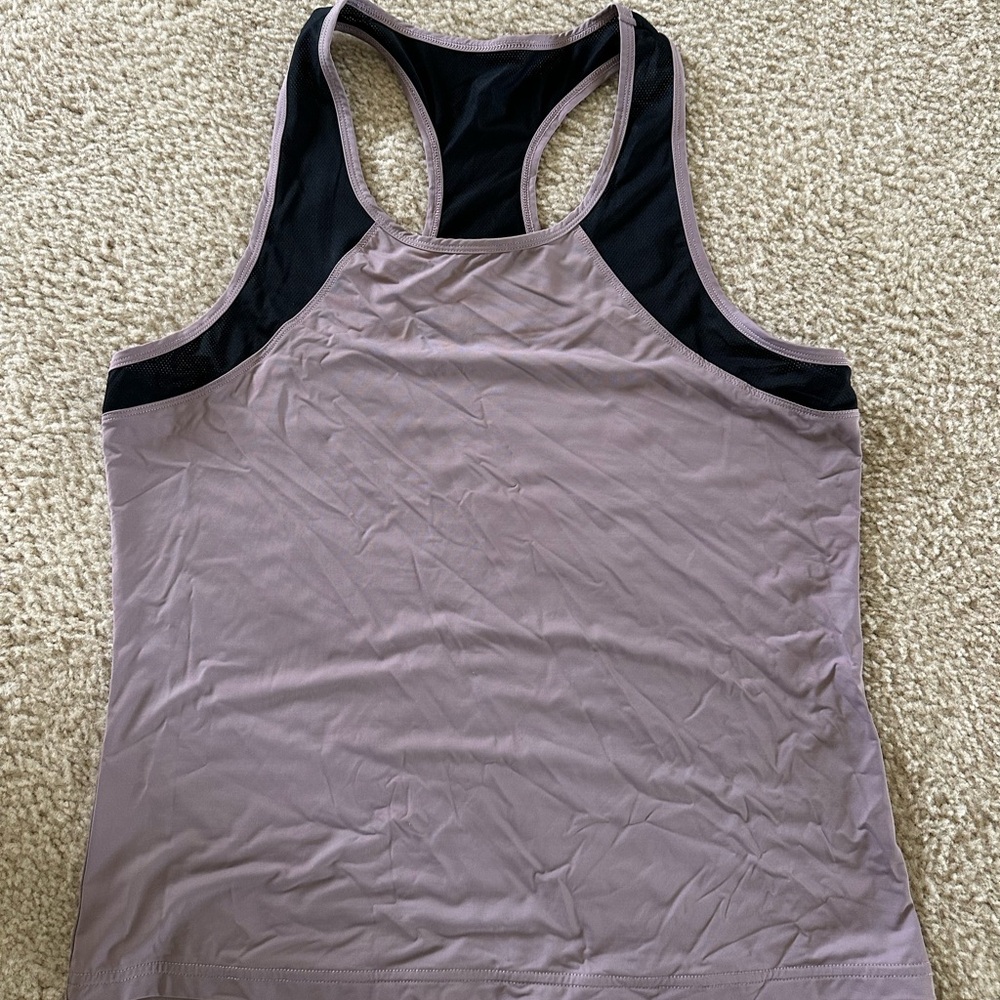 ZYIA Women's Tank Top - Lavender and Black
